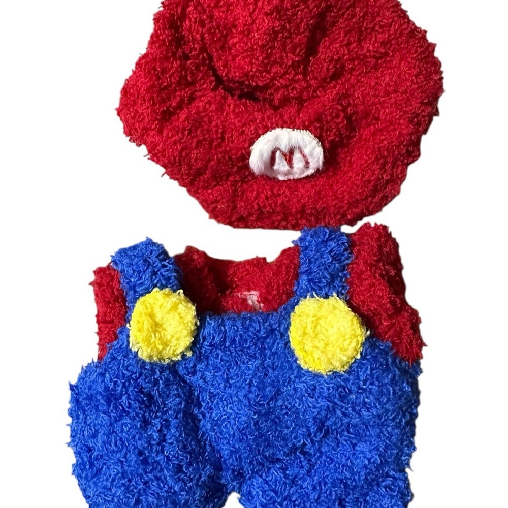 Red and Blue Labubu or Doll Costume Set